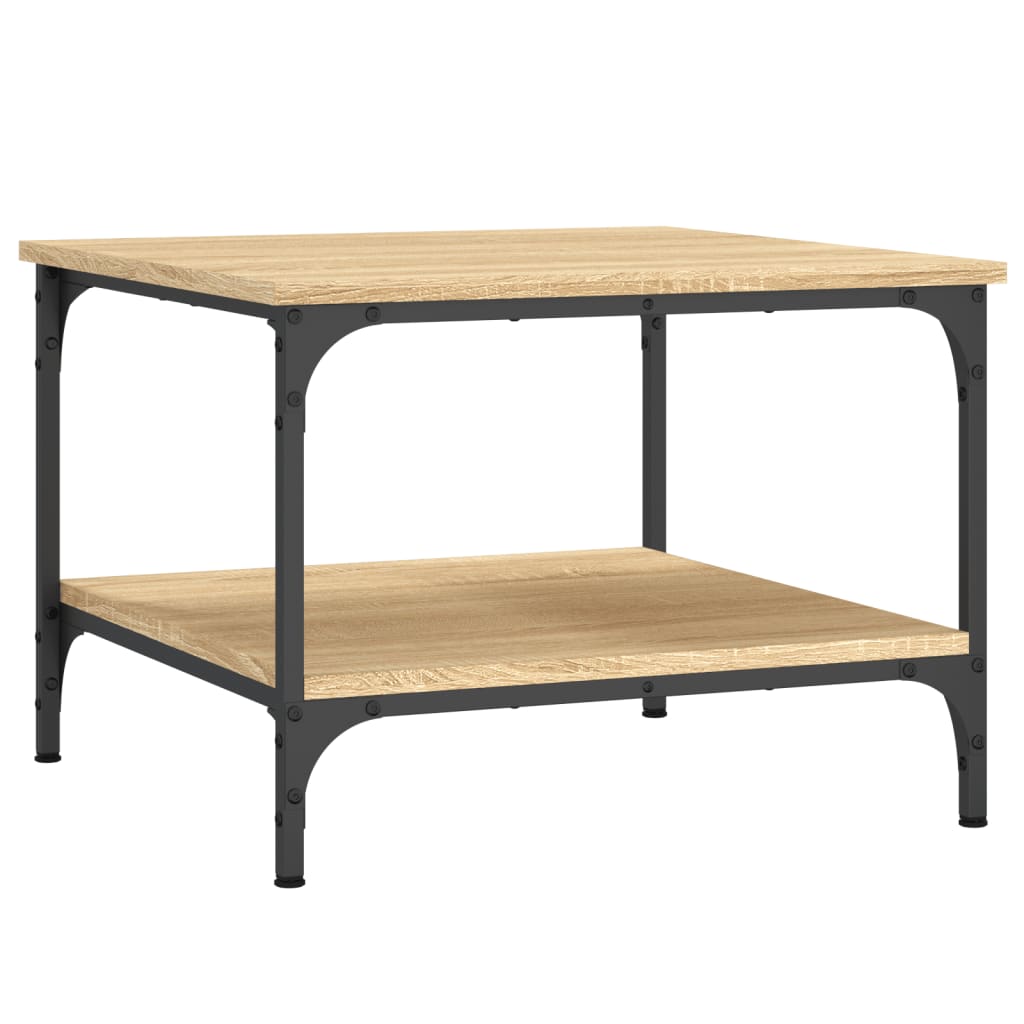 Salongbord sonoma eik 55x55x40 cm konstruert tre