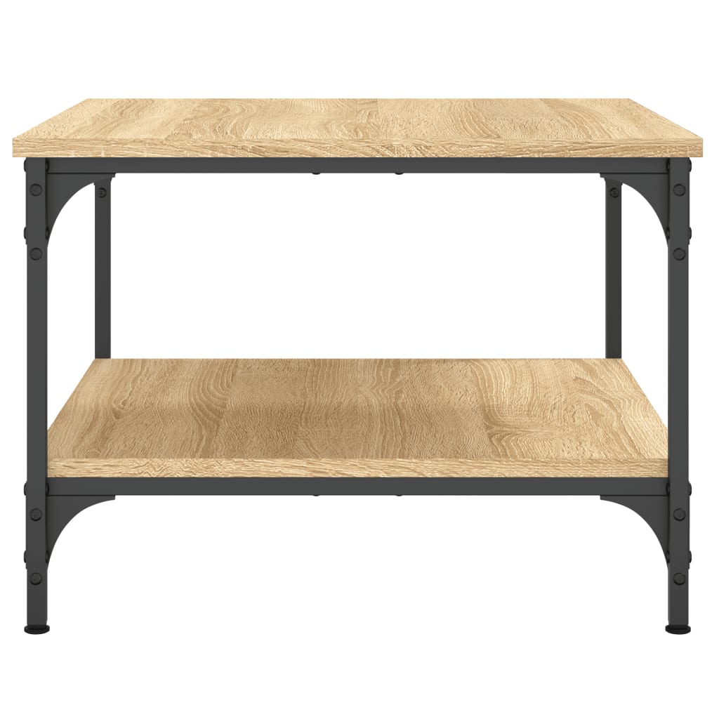 Salongbord sonoma eik 55x55x40 cm konstruert tre