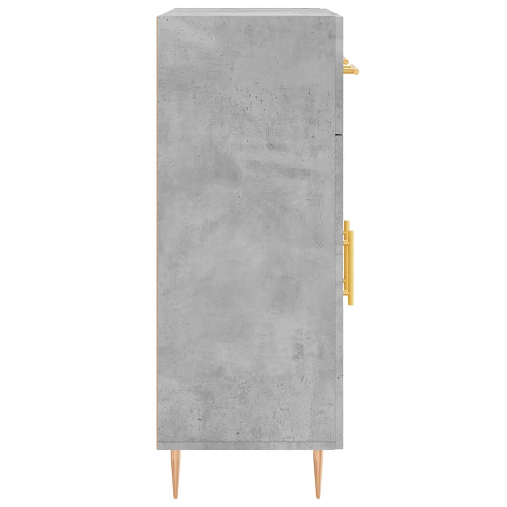 Skjenk betonggrå 69,5x34x90 cm konstruert tre