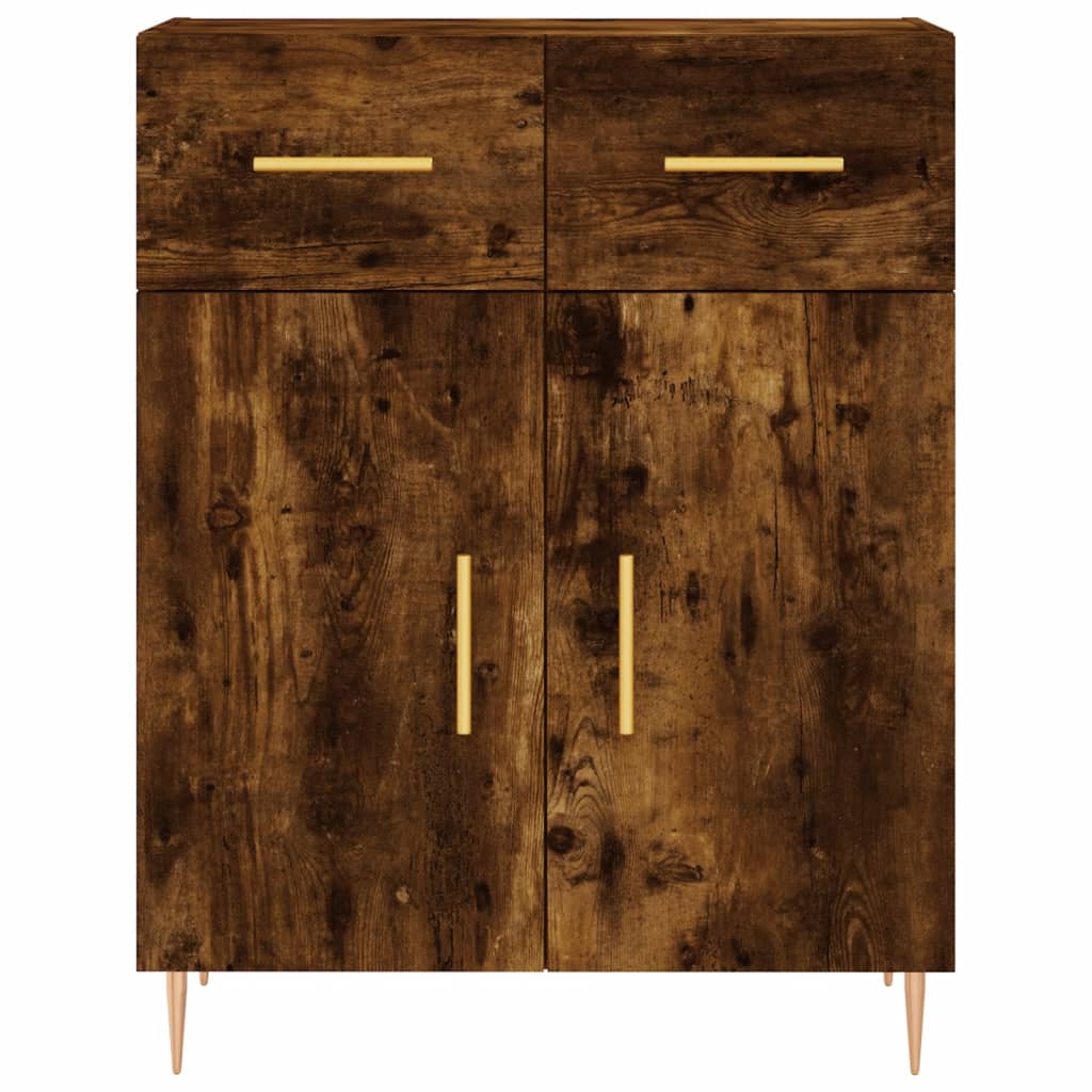 Skjenk røkt eik 69,5x34x90 cm konstruert tre