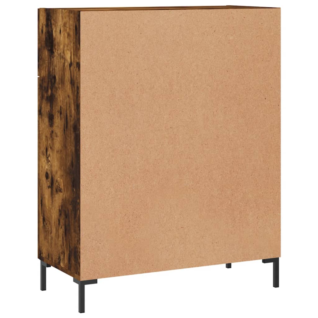 Skjenk røkt eik 69,5x34x90 cm konstruert tre