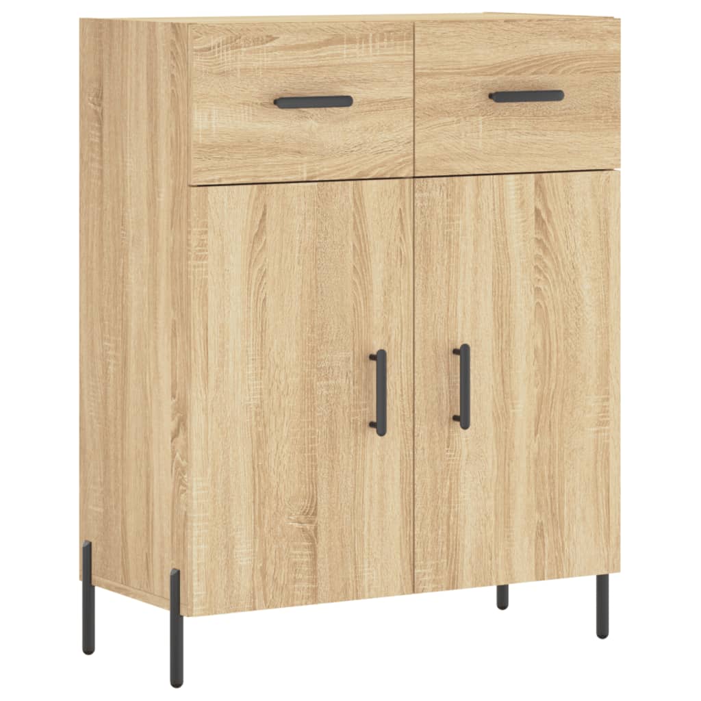 Skjenk sonoma eik 69,5x34x90 cm konstruert tre