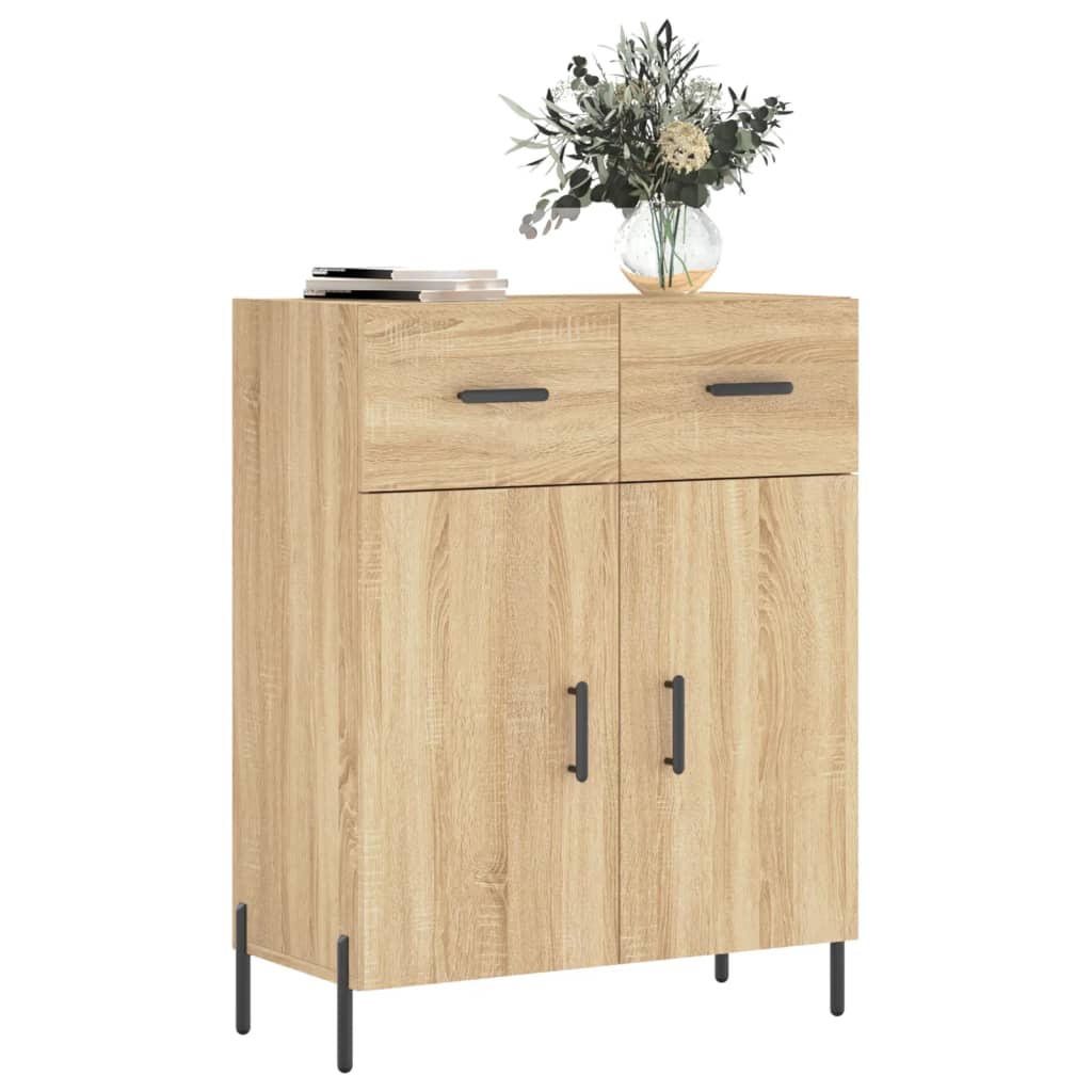 Skjenk sonoma eik 69,5x34x90 cm konstruert tre