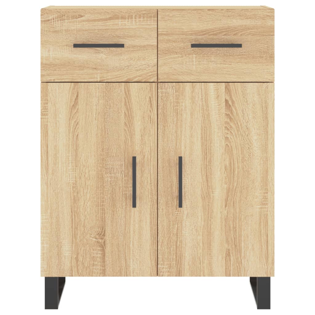 Skjenk sonoma eik 69,5x34x90 cm konstruert tre