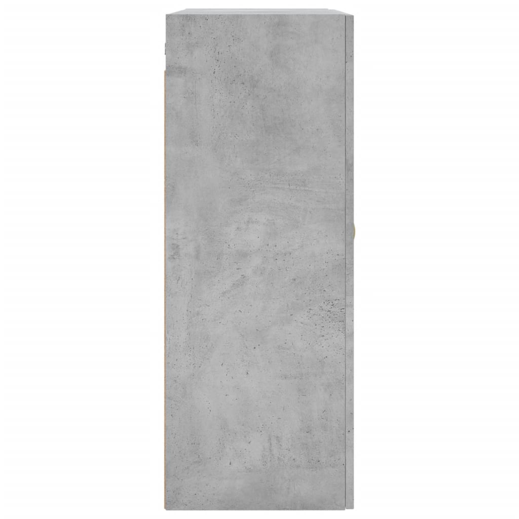 Veggskap betonggrå 69,5x34x90 cm