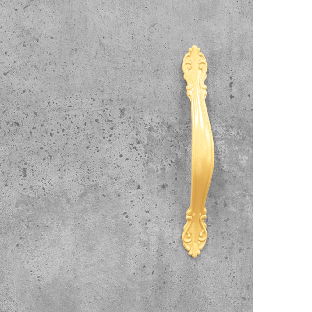 Skrivebord betonggrå 140x50x75 cm konstruert tre