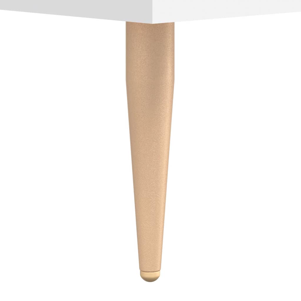 Skrivebord hvit 140x50x75 cm konstruert tre vidaXL