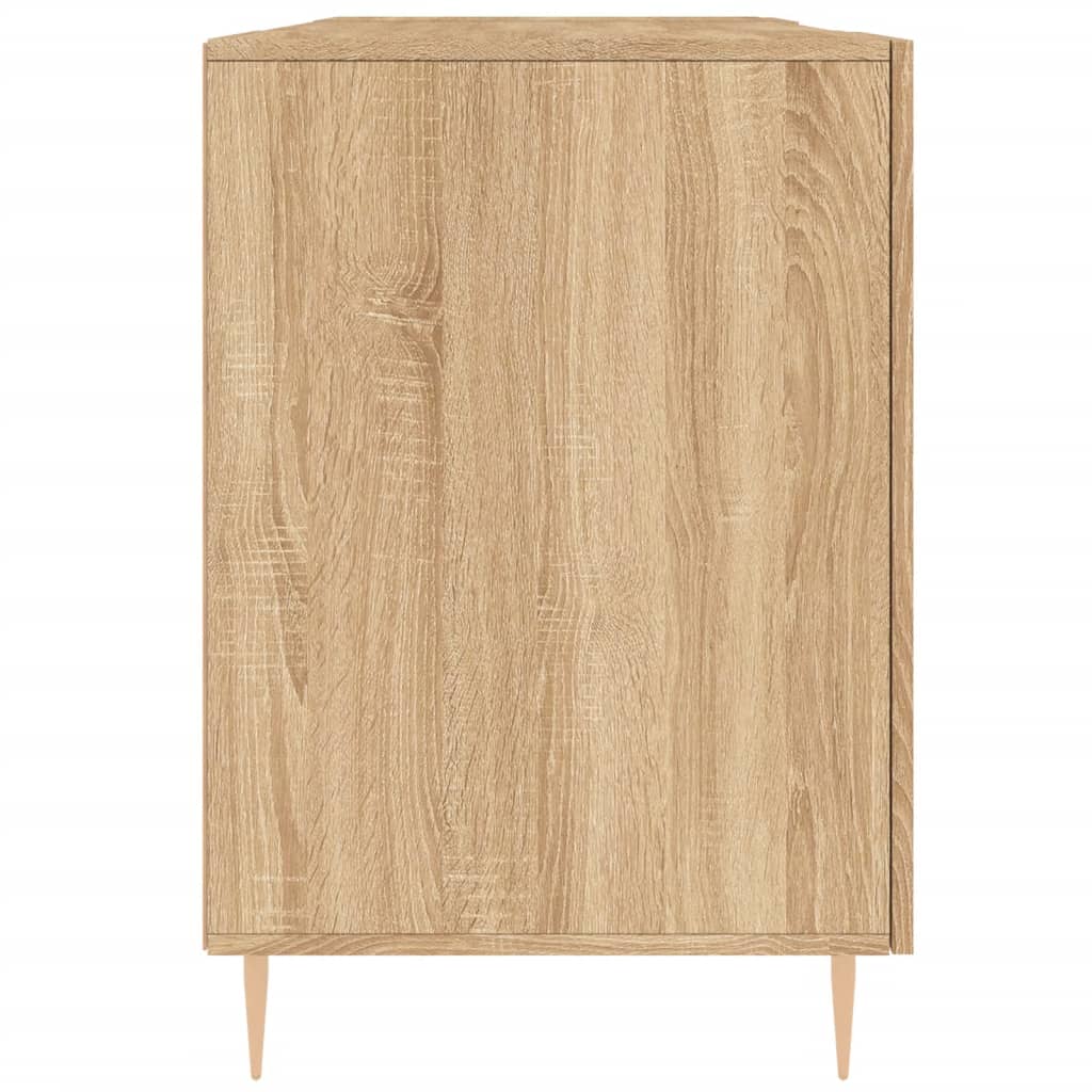 Skrivebord sonoma eik 140x50x75 cm konstruert tre