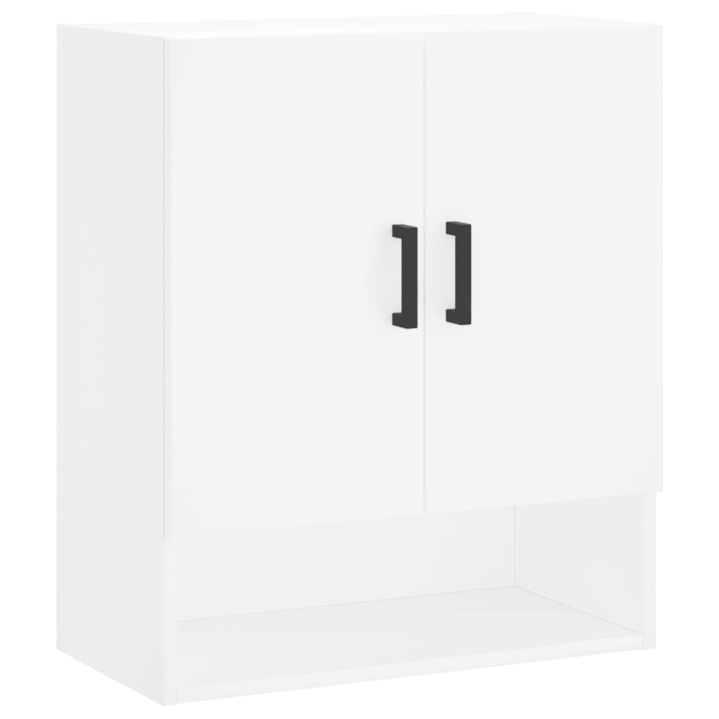 Veggskap hvit 60x31x70 cm konstruert tre