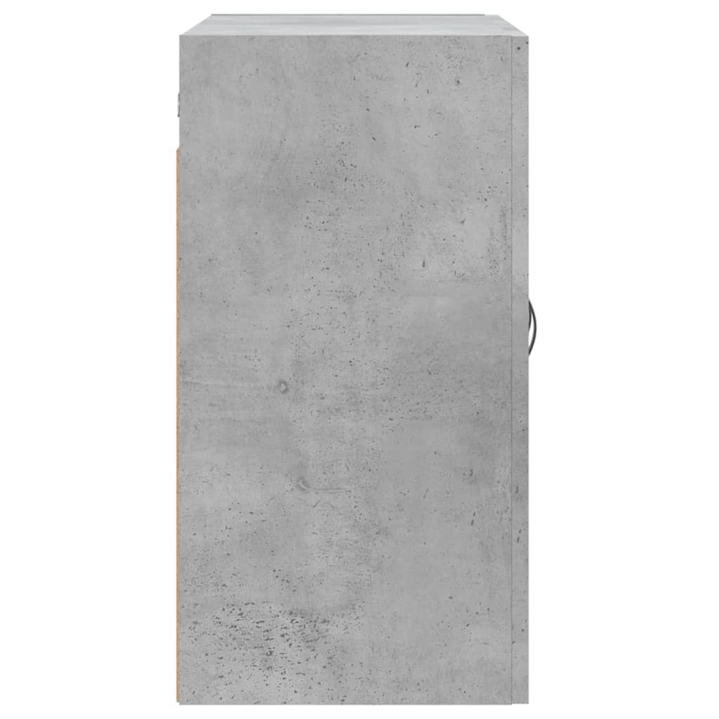 Veggskap betonggrå 60x31x60 cm konstruert tre
