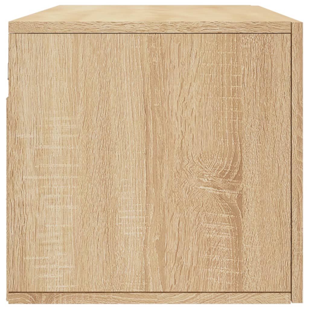 Veggskap 2 stk sonoma eik 100x36,5x35 cm konstruert tre