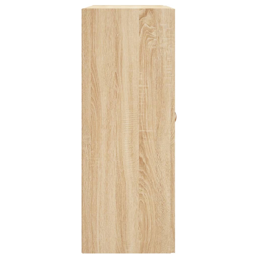 Veggskap sonoma eik 69,5x34x90 cm konstruert tre