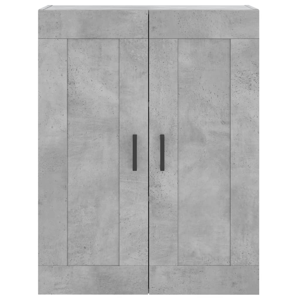 Veggskap betonggrå 69,5x34x90 cm konstruert tre