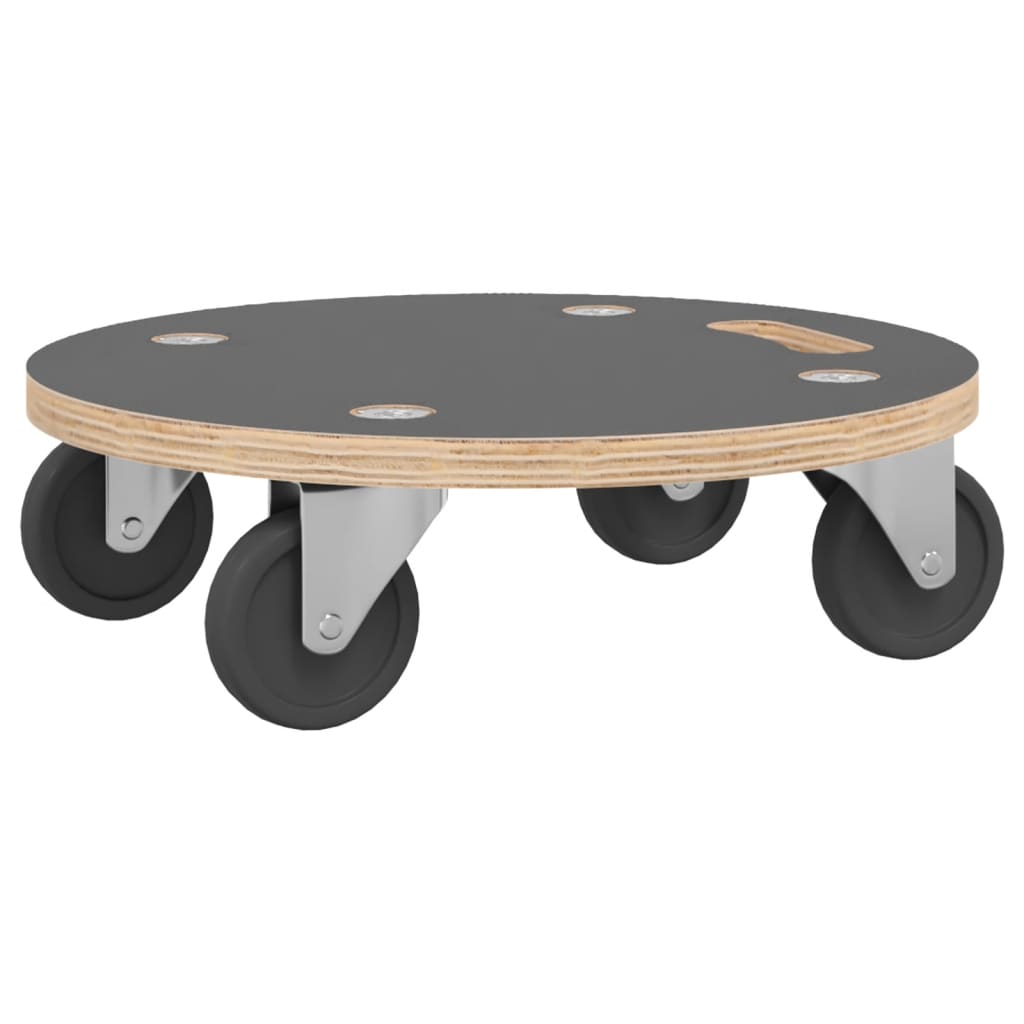 Transporttraller 2 stk rund Ø38x11,5 cm 250 kg