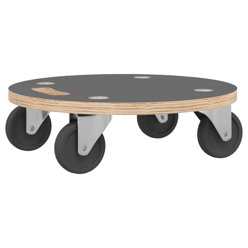 Transporttraller 2 stk rund Ø38x11,5 cm 250 kg