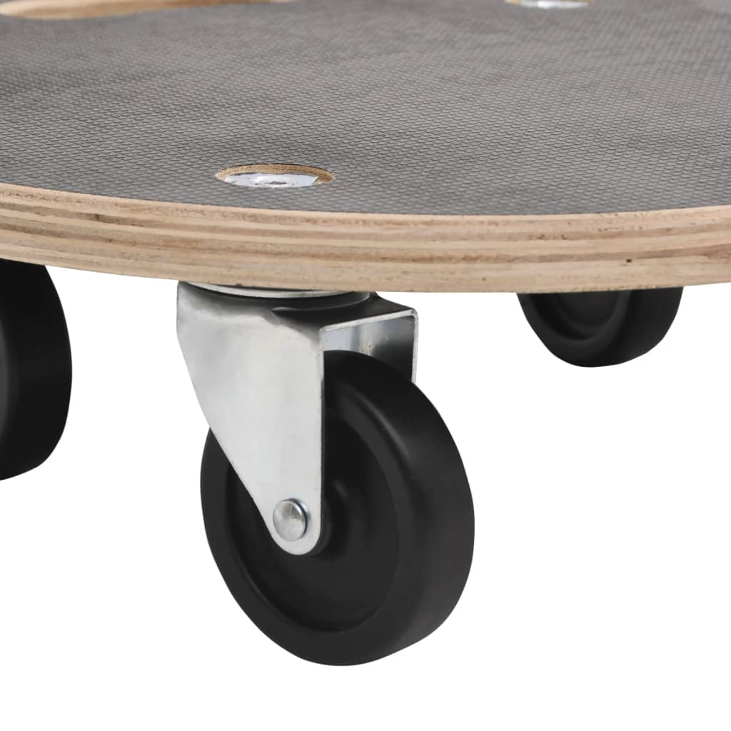 Transporttraller 2 stk rund Ø38x11,5 cm 250 kg