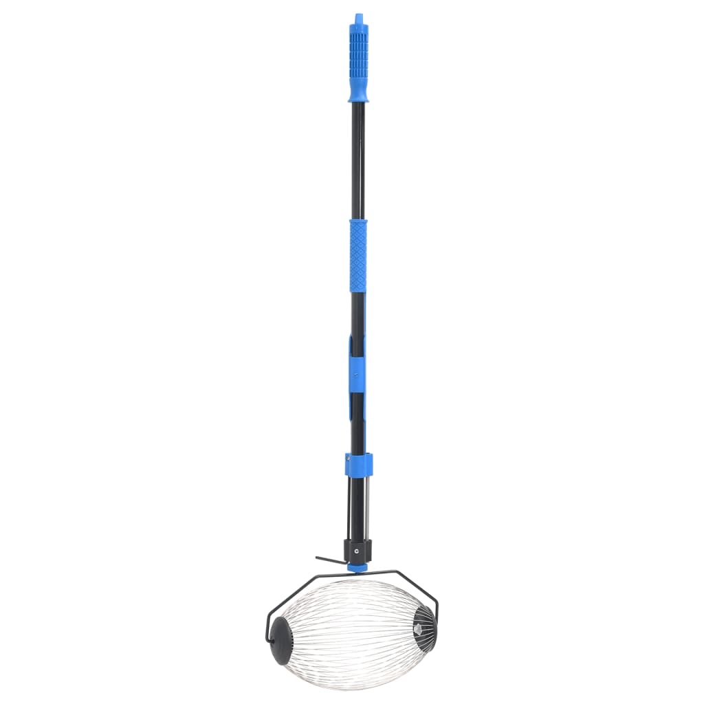 Nøttesamler blå 127 cm stål