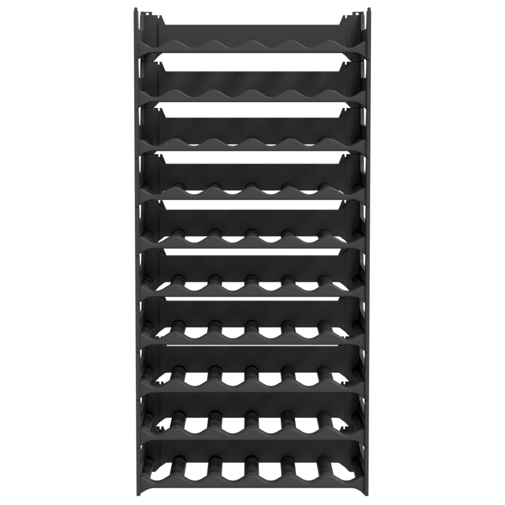 Vinstativ for 60 flasker PP stablebar vidaXL