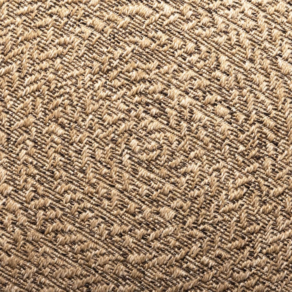Teppe ZIZUR 160x230 cm jute-utseende innendørs og utendørs