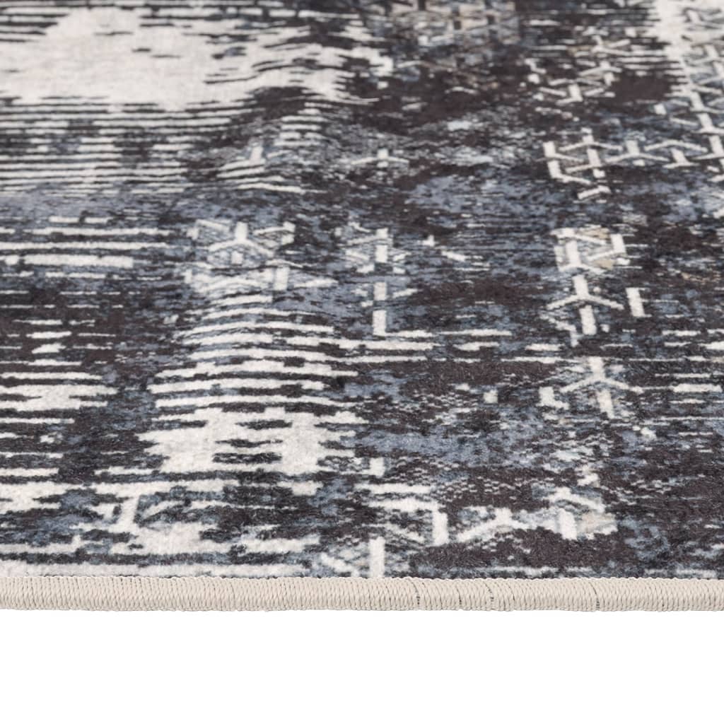 Teppe vaskbart flerfarget 80x150 cm