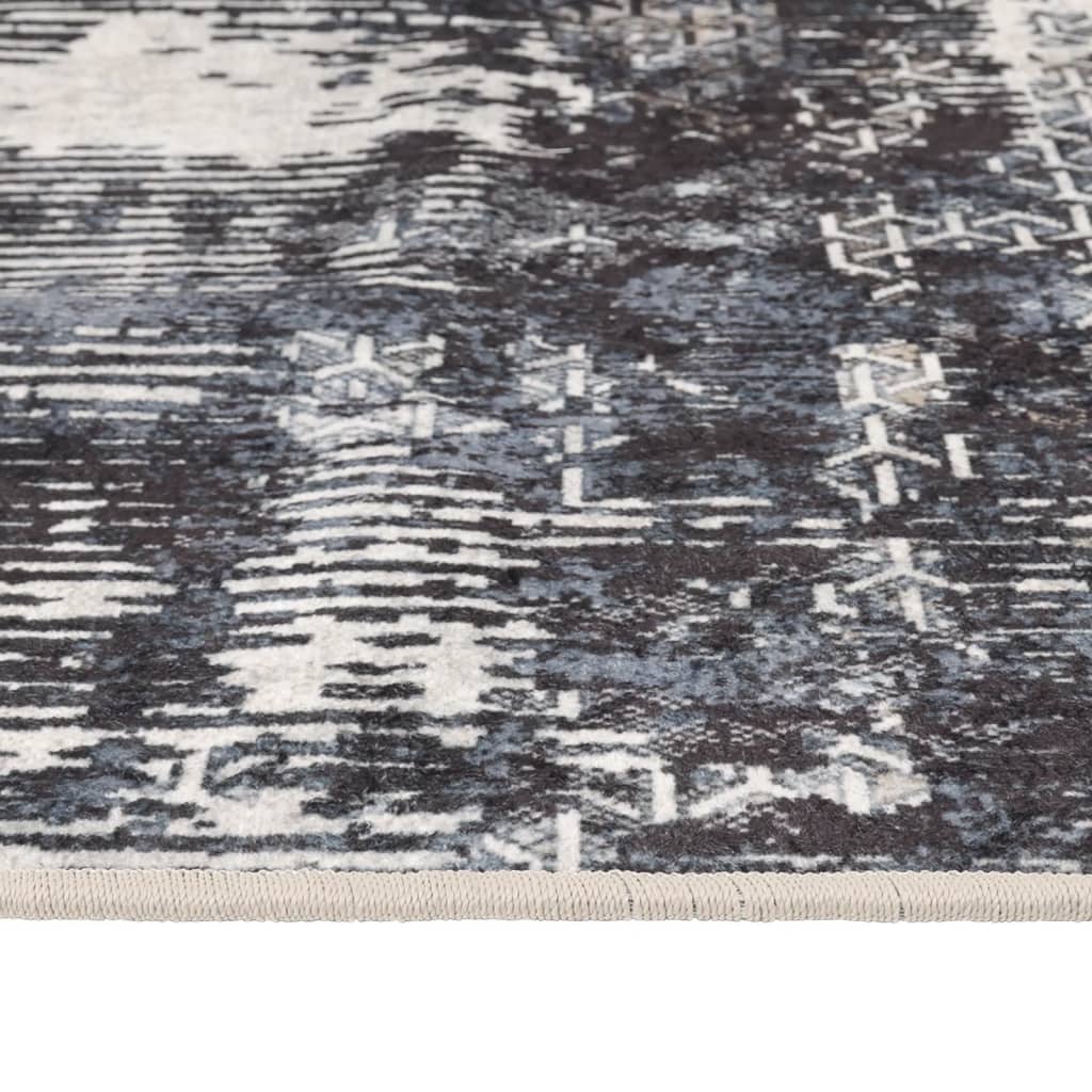 Teppe vaskbart flerfarget 120x180 cm