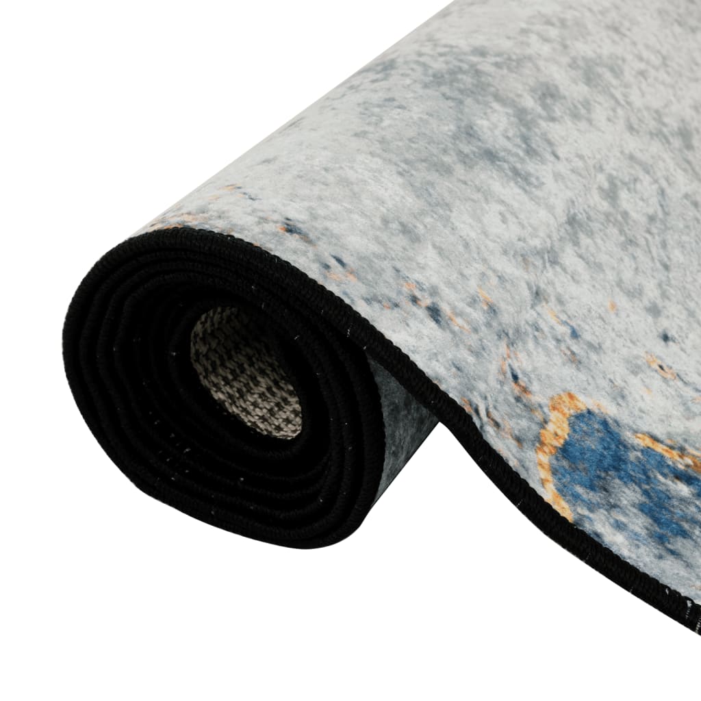 Teppe vaskbart flerfarget 160x230 cm