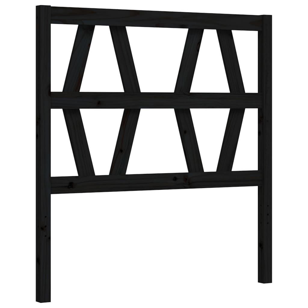 Sengeramme med hodegavl svart small single heltre