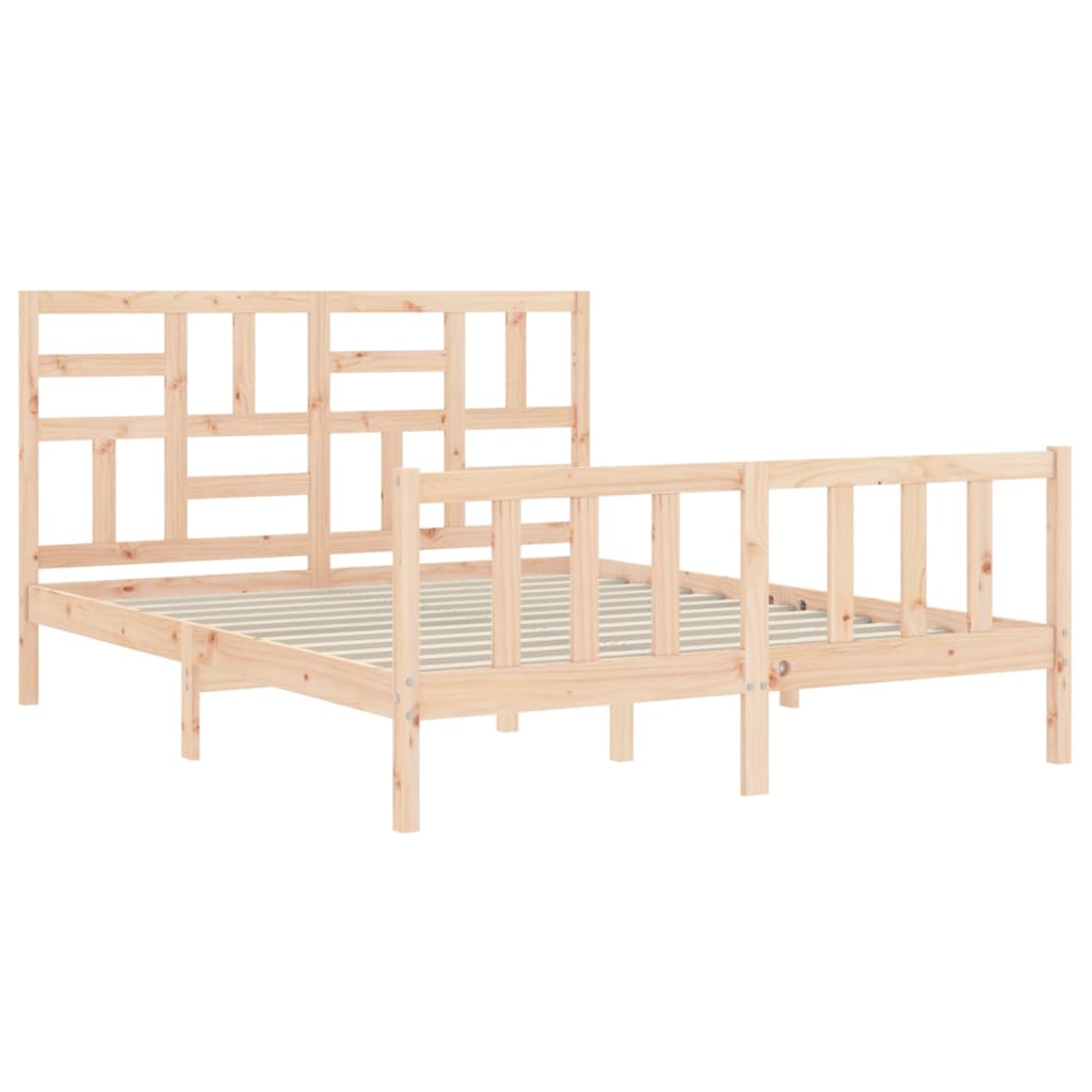 Sengeramme uten madrass 160x200 cm heltre furu
