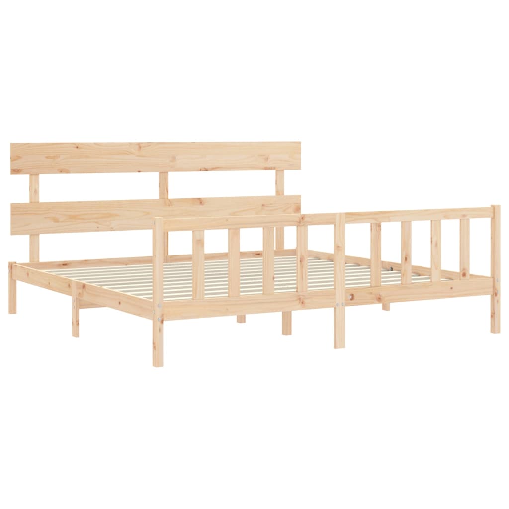 Sengeramme med hodegavl Super King heltre