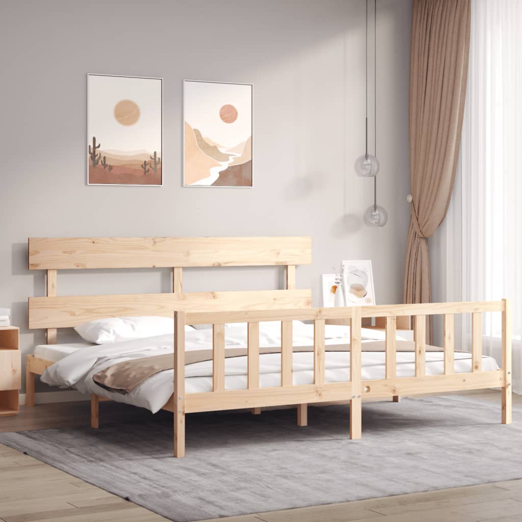 Sengeramme med hodegavl Super King heltre