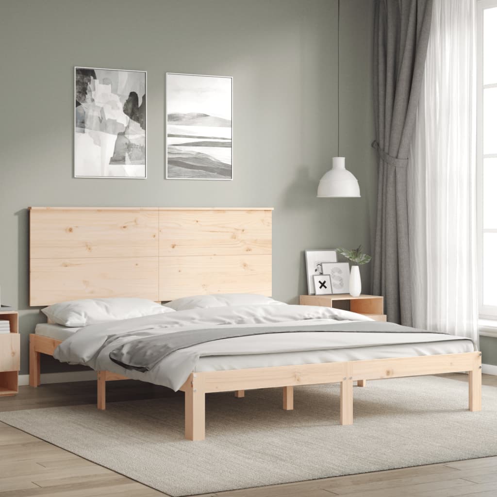 Sengeramme med hodegavl King Size heltre