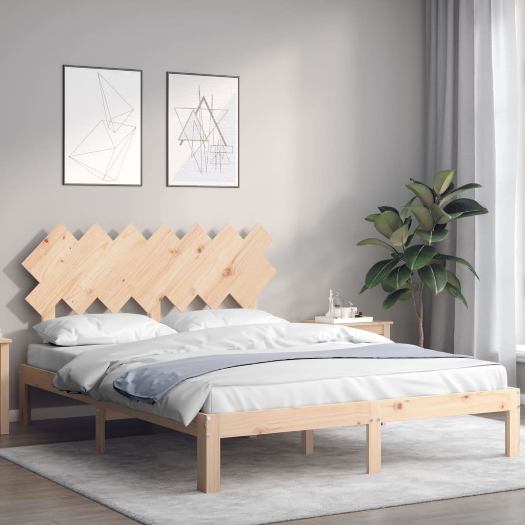 Sengeramme med hodegavl King Size heltre