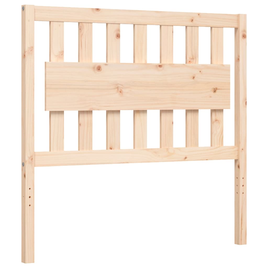 Sengeramme med hodegavl 100x200 cm heltre