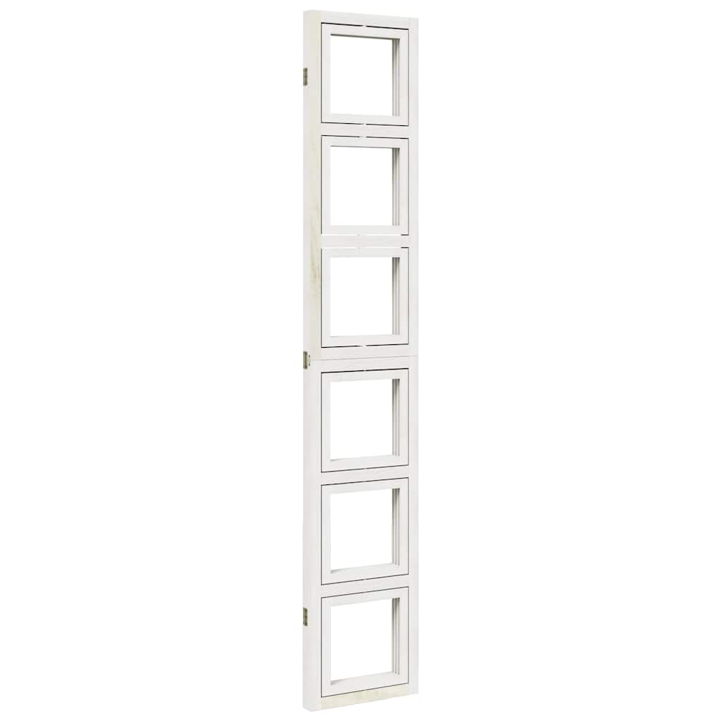 Romdeler 3 paneler hvit heltre keisertre