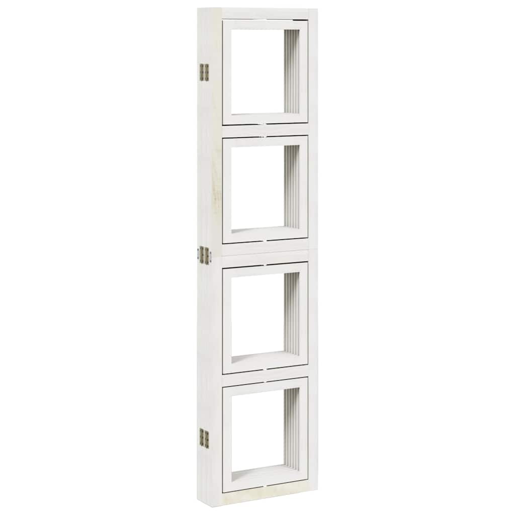 Romdeler 6 paneler hvit heltre keisertre