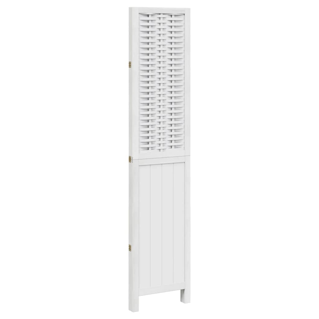 Romdeler 3 paneler hvit heltre keisertre