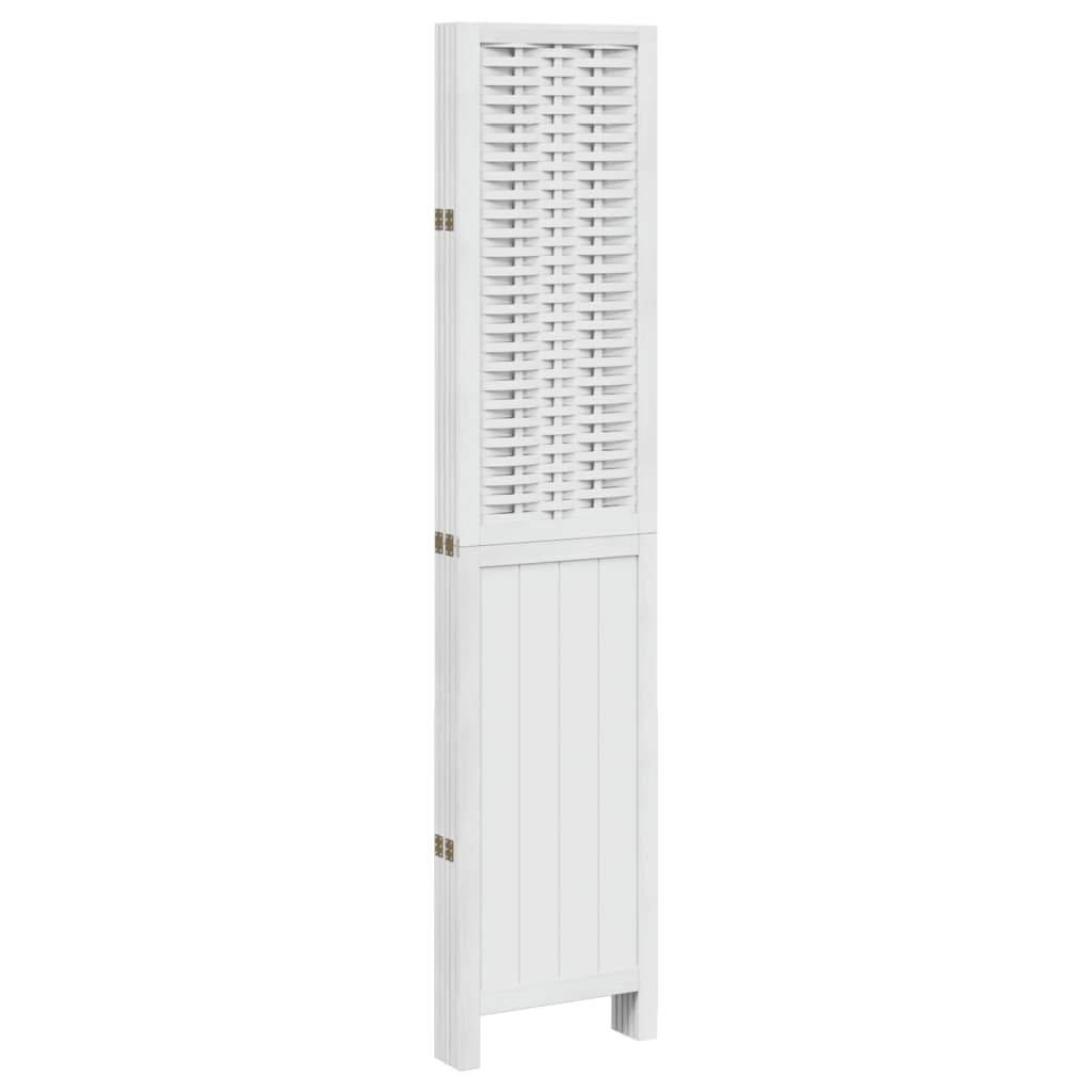 Romdeler 5 paneler hvit heltre keisertre