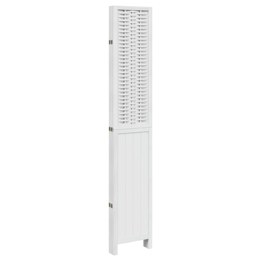 Romdeler 5 paneler hvit heltre keisertre