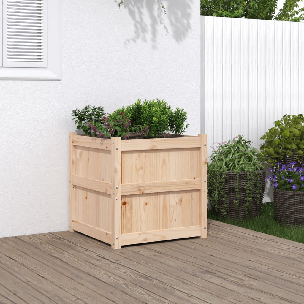 Plantekasse 60x60x60 cm heltre furu