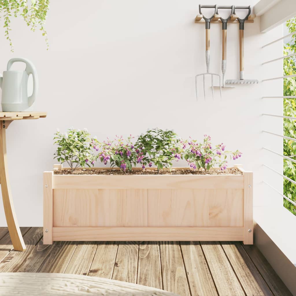 Plantekasse 90x31x31 cm heltre furu