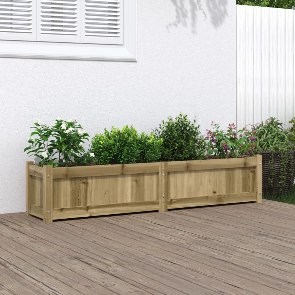Hageplantekasse 150x31x31 cm impregnert furu