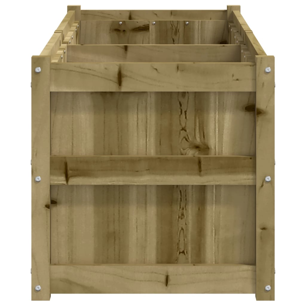 Hageplantekasse 150x50x50 cm impregnert furu