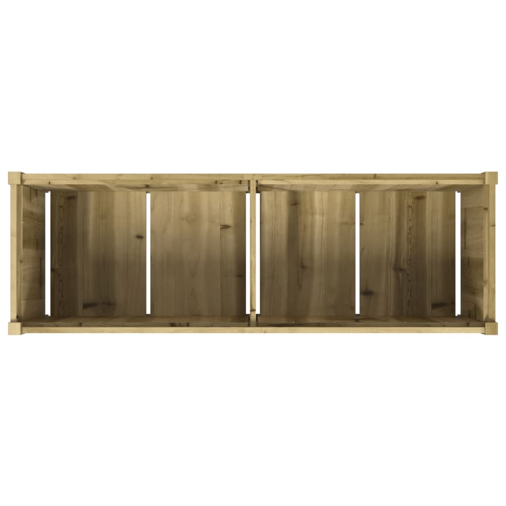 Hageplantekasse 150x50x50 cm impregnert furu