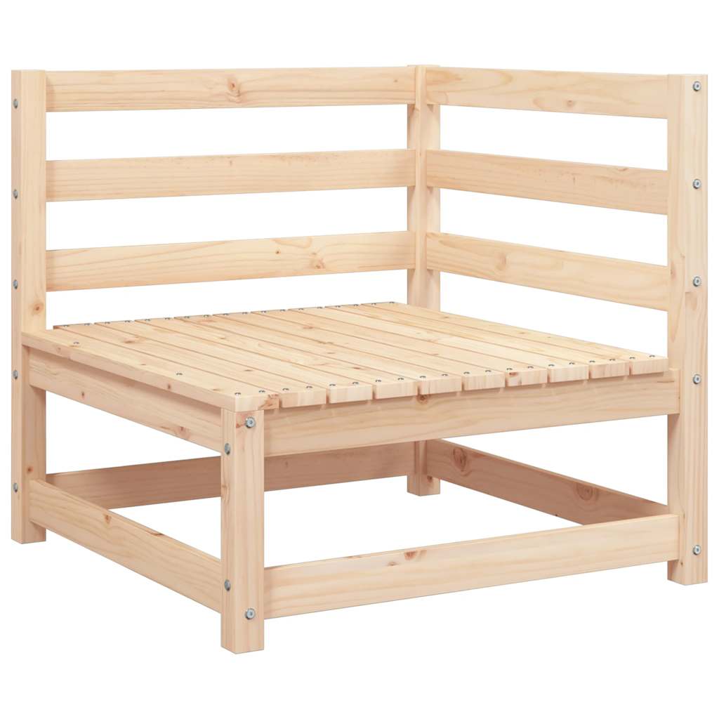 Hagesofa for hjørne 70x70x67 cm heltre douglasgran