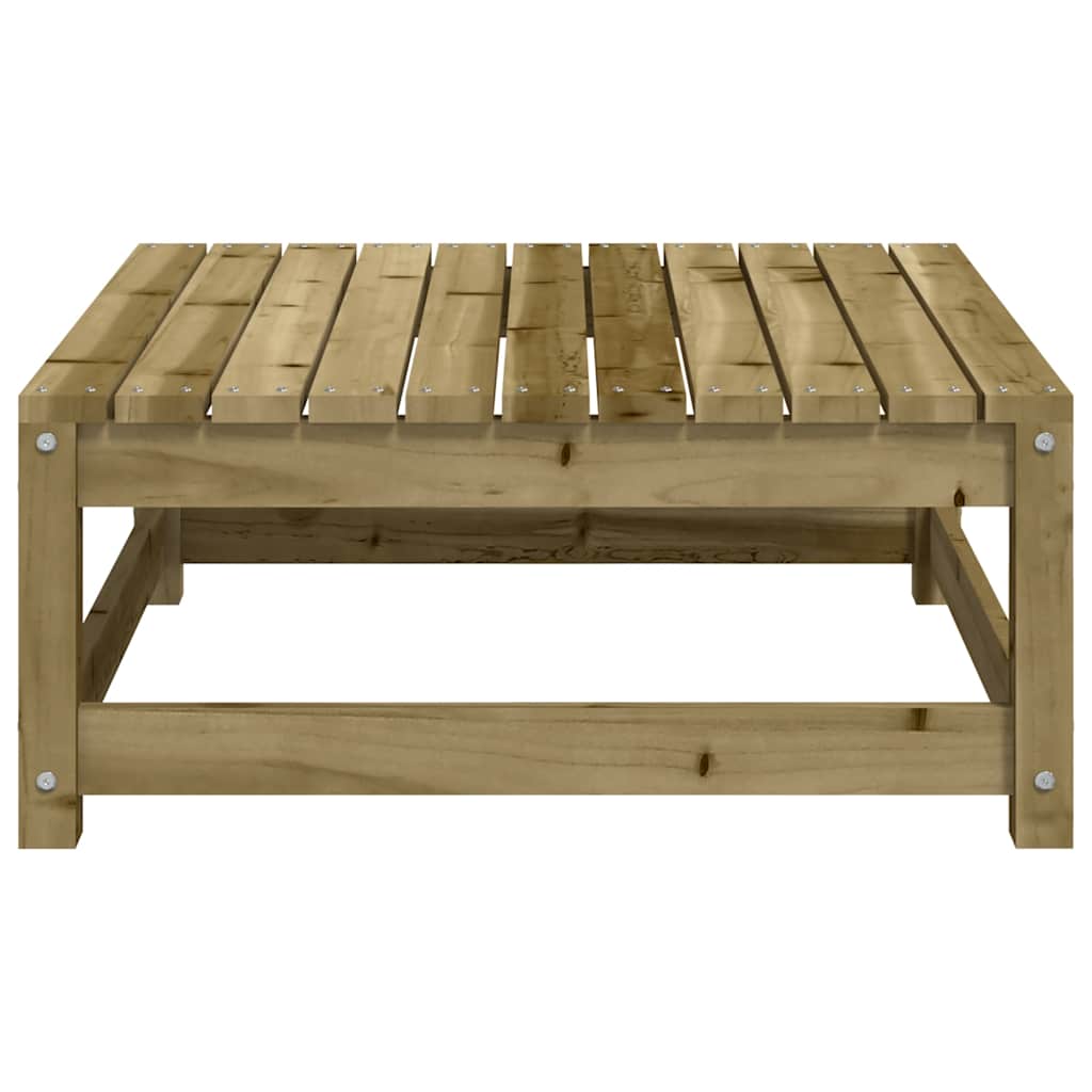 Fotskammel til hage 70x70x30 cm impregnert furu
