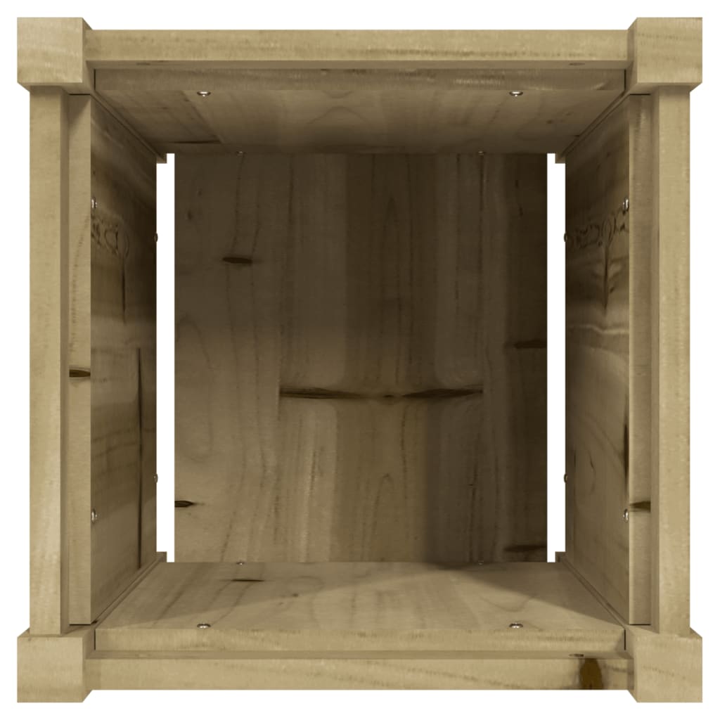 Blomsterkasse 40x40x40 cm impregnert furu