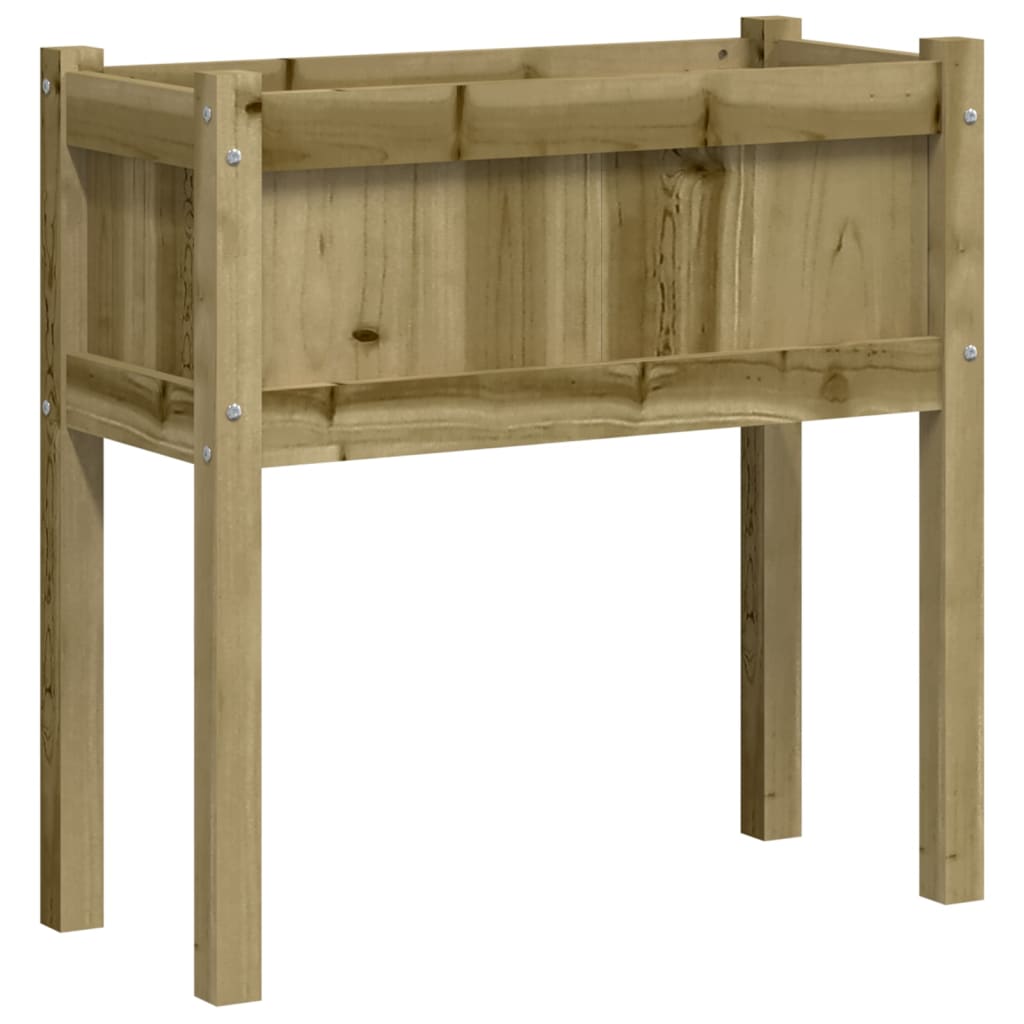 Hageplantekasse med ben 70x31x70 cm impregnert furu