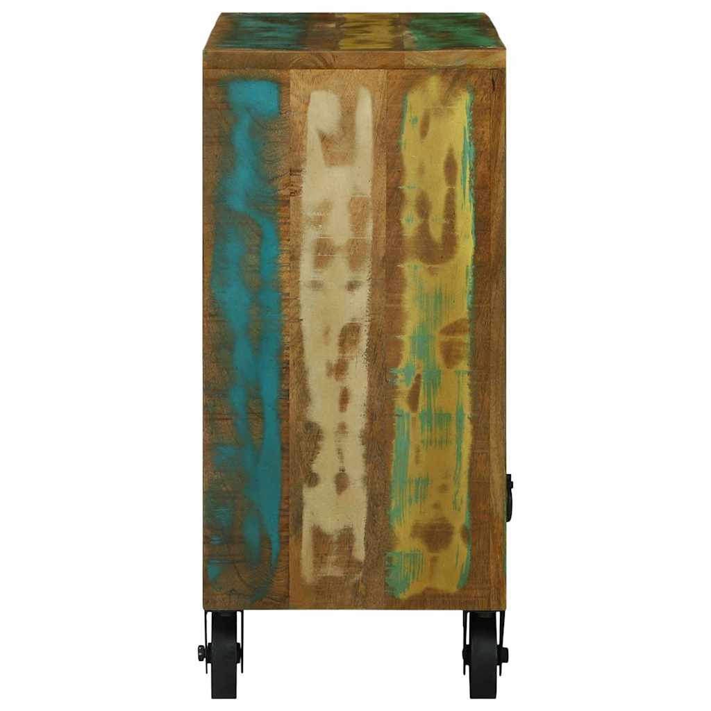 Serviesskap med skuff Brun 80 x 30 x 65 cm Massiv Reclaim Tre