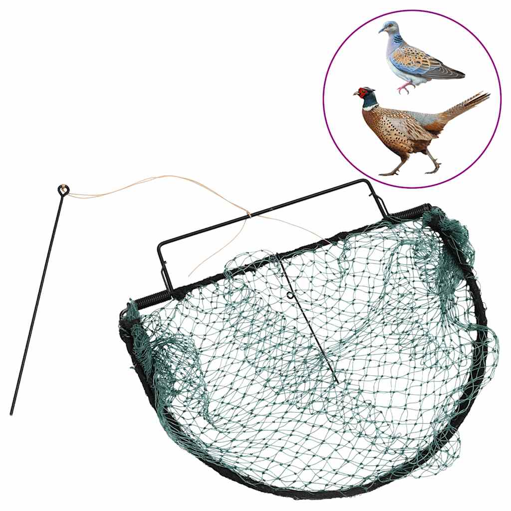 Fuglefelle grønn 40 cm stål vidaXL