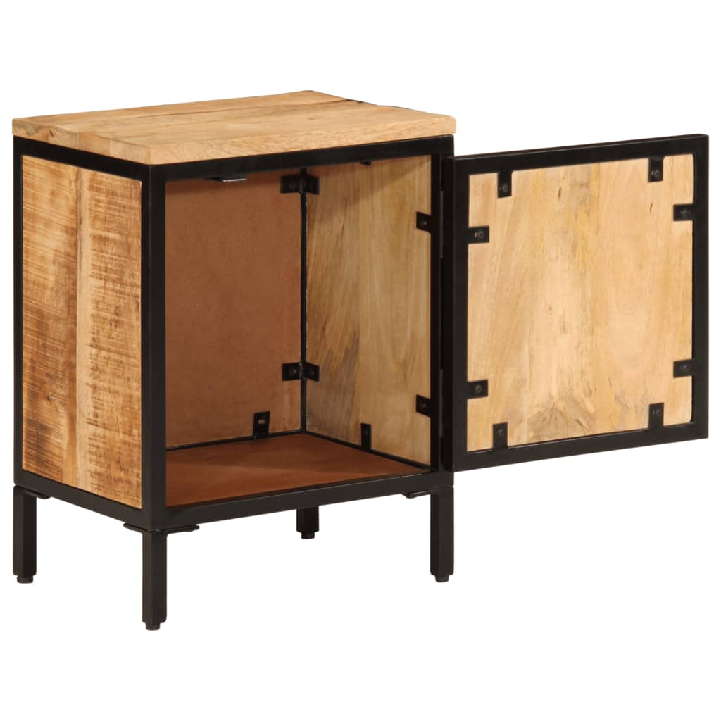 Nattbord 40x30x52,5 cm grovt heltre mangotre
